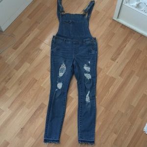 Blue Denim Overalls